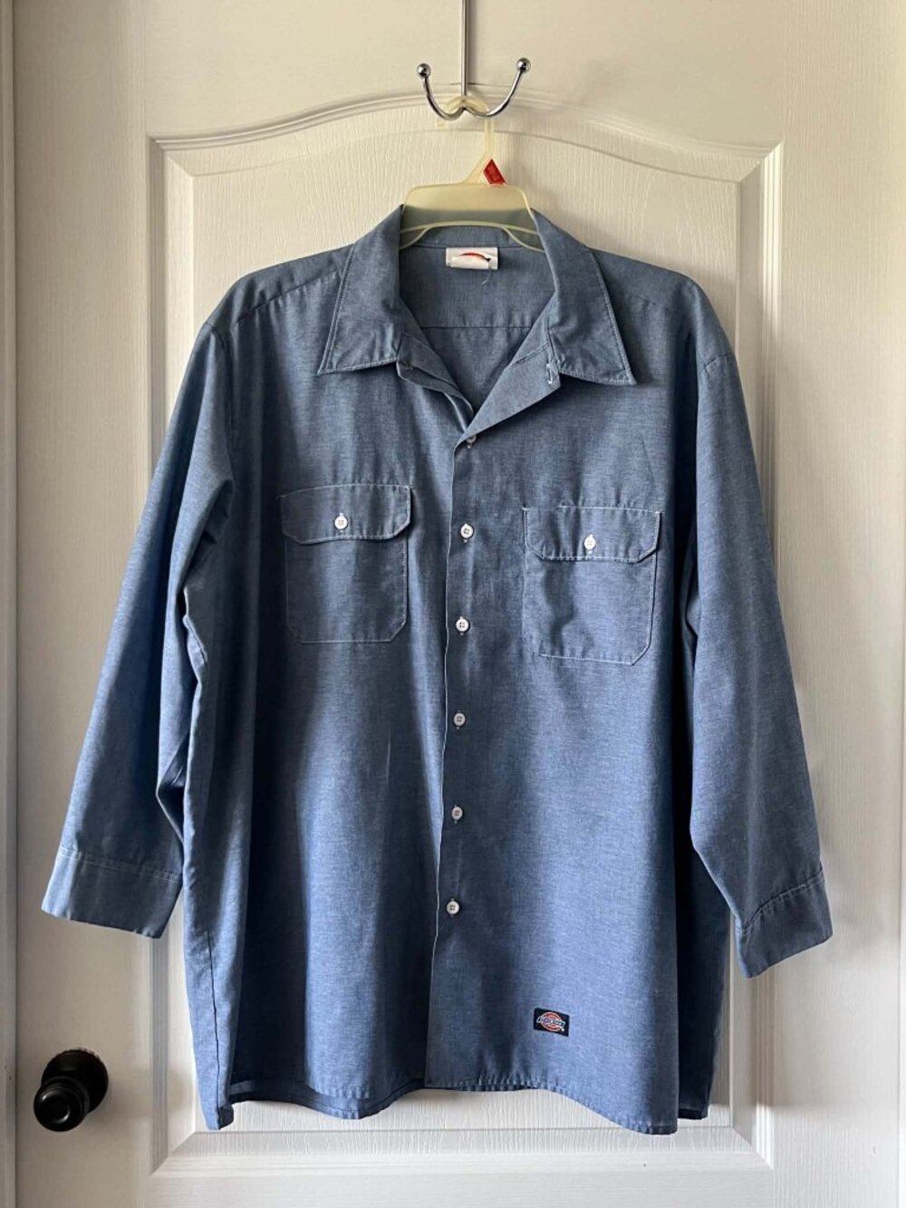 Vtg. Dickies Men's Button up Long Sleeve neck 19-19.5/Sleeve 34/35